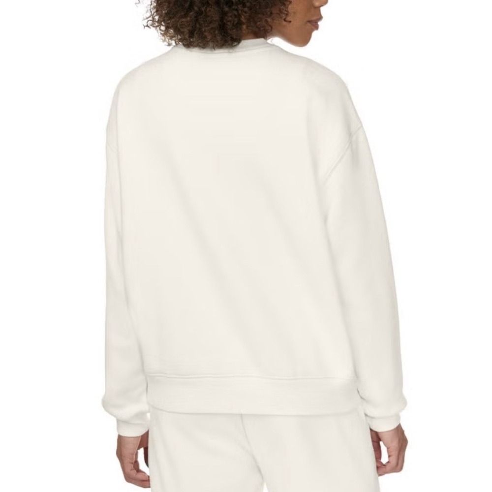 Esprit LARGE Women's Logo Crewneck Sweatshirt CREAM White Costco Retro Viral NWT - Picture 3 of 3